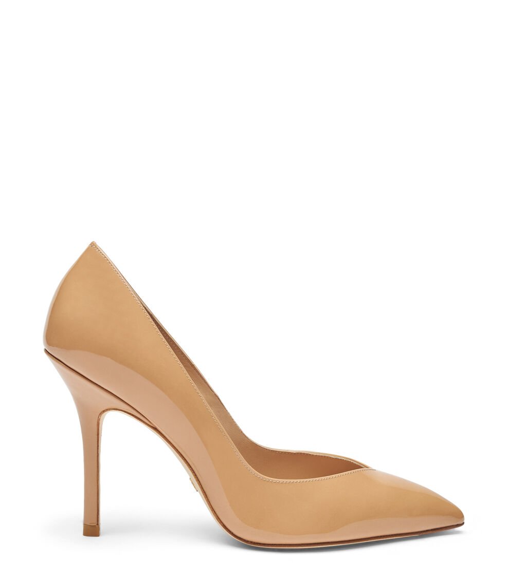 Stuart Weitzman EVA 100 PUMP en ADOBE de Mujer | Stuart Weitzman®