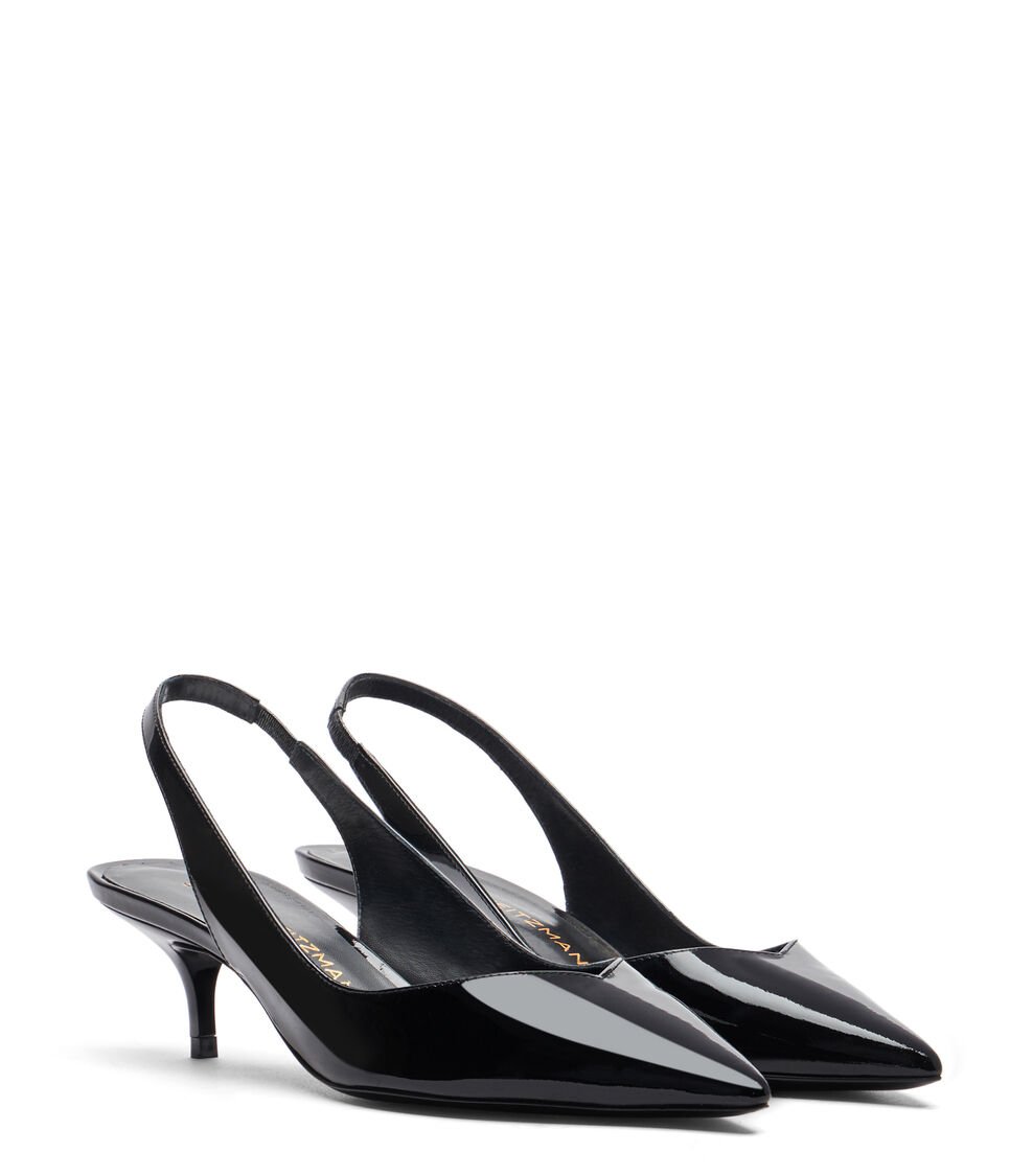 Stuart Weitzman EVA 50 SLINGBACK En NEGRO De Mujer | Stuart Weitzman®
