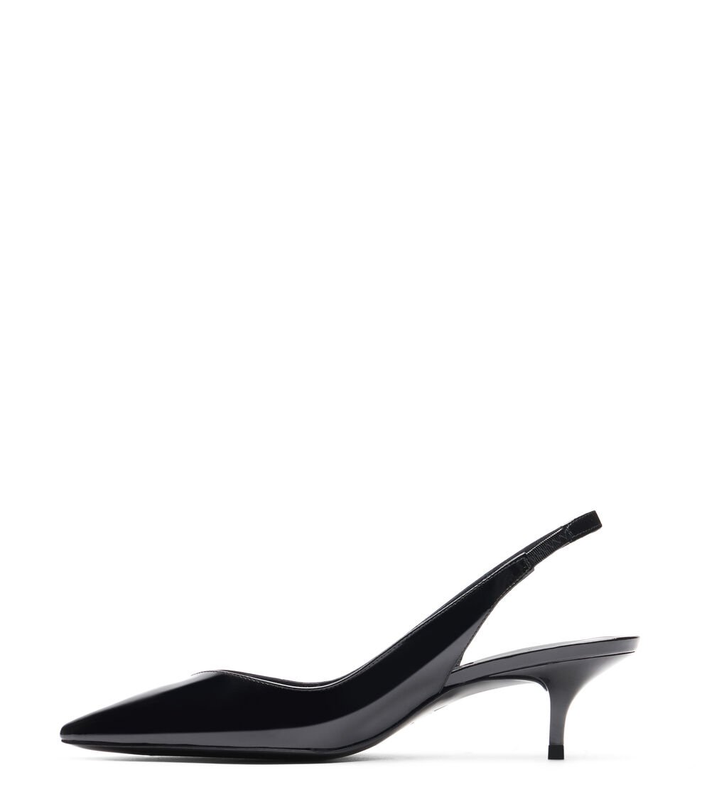 Stuart Weitzman EVA 50 SLINGBACK En NEGRO De Mujer | Stuart Weitzman®