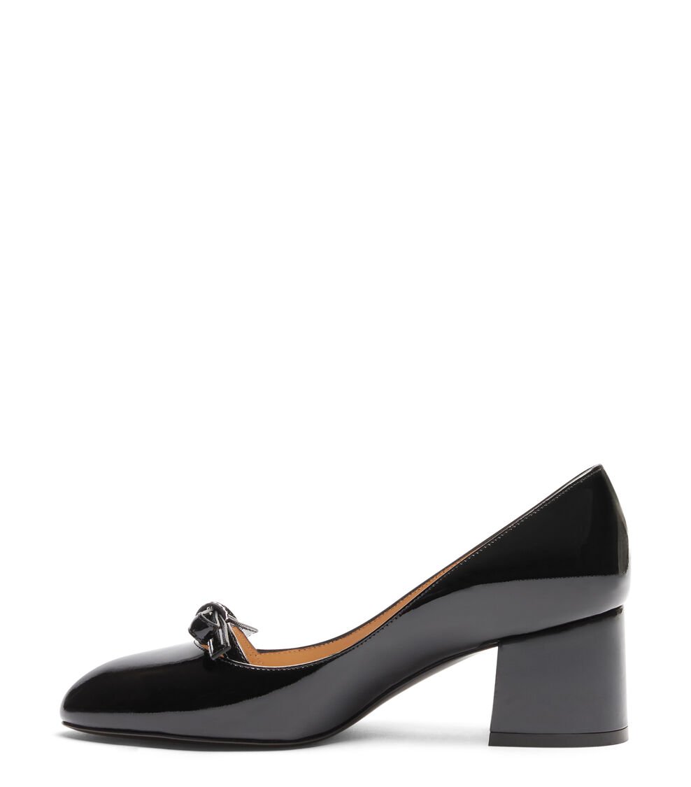 Stuart Weitzman FELICITY BLOCK PUMP 60 En NEGRO De Mujer | Stuart Weitzman®