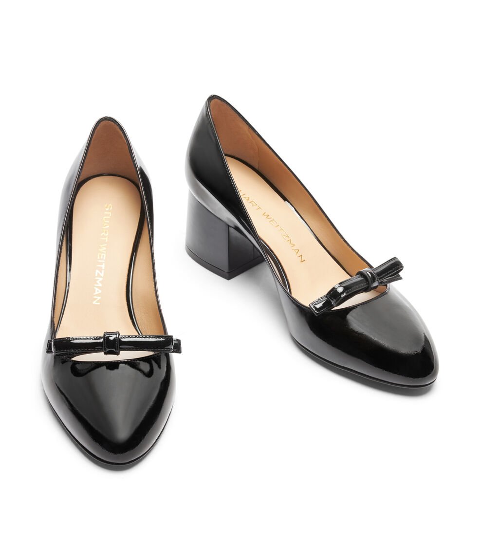 Stuart Weitzman FELICITY BLOCK PUMP 60 En NEGRO De Mujer | Stuart Weitzman®