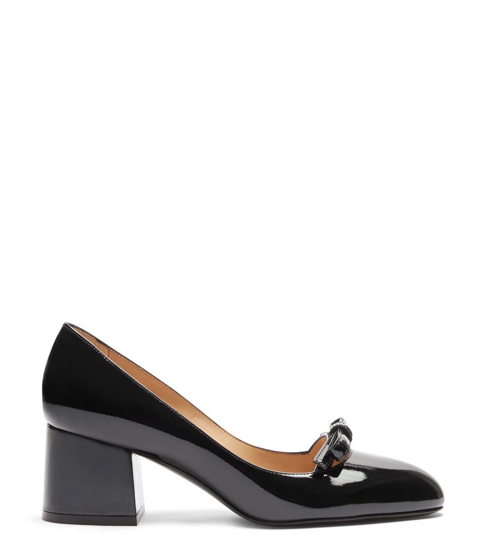 Stuart Weitzman FELICITY BLOCK PUMP 60 en NEGRO de Mujer | Stuart Weitzman®