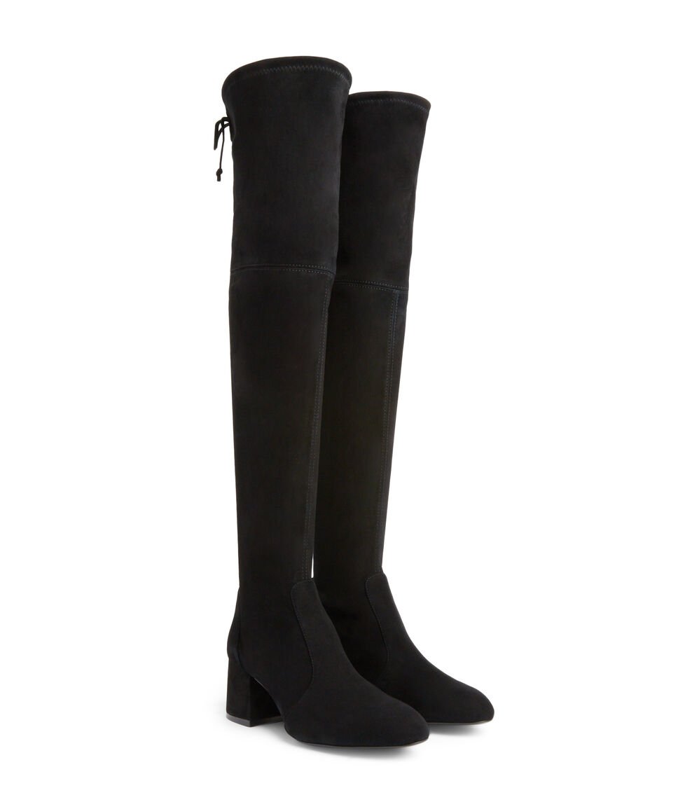 Stuart Weitzman FLARELAND BOOT En BLACK De Mujer | Stuart Weitzman®