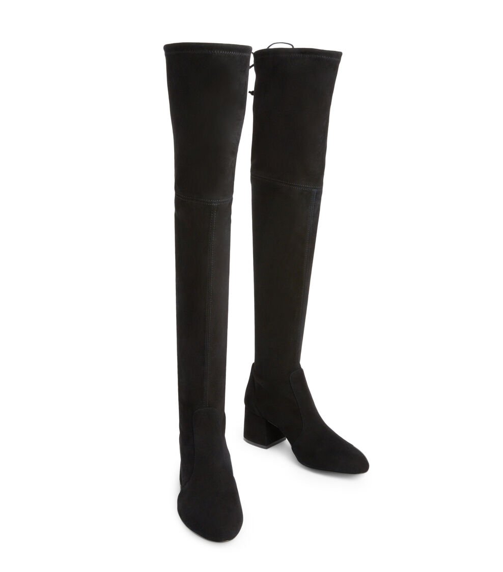 Stuart Weitzman FLARELAND BOOT En BLACK De Mujer | Stuart Weitzman®