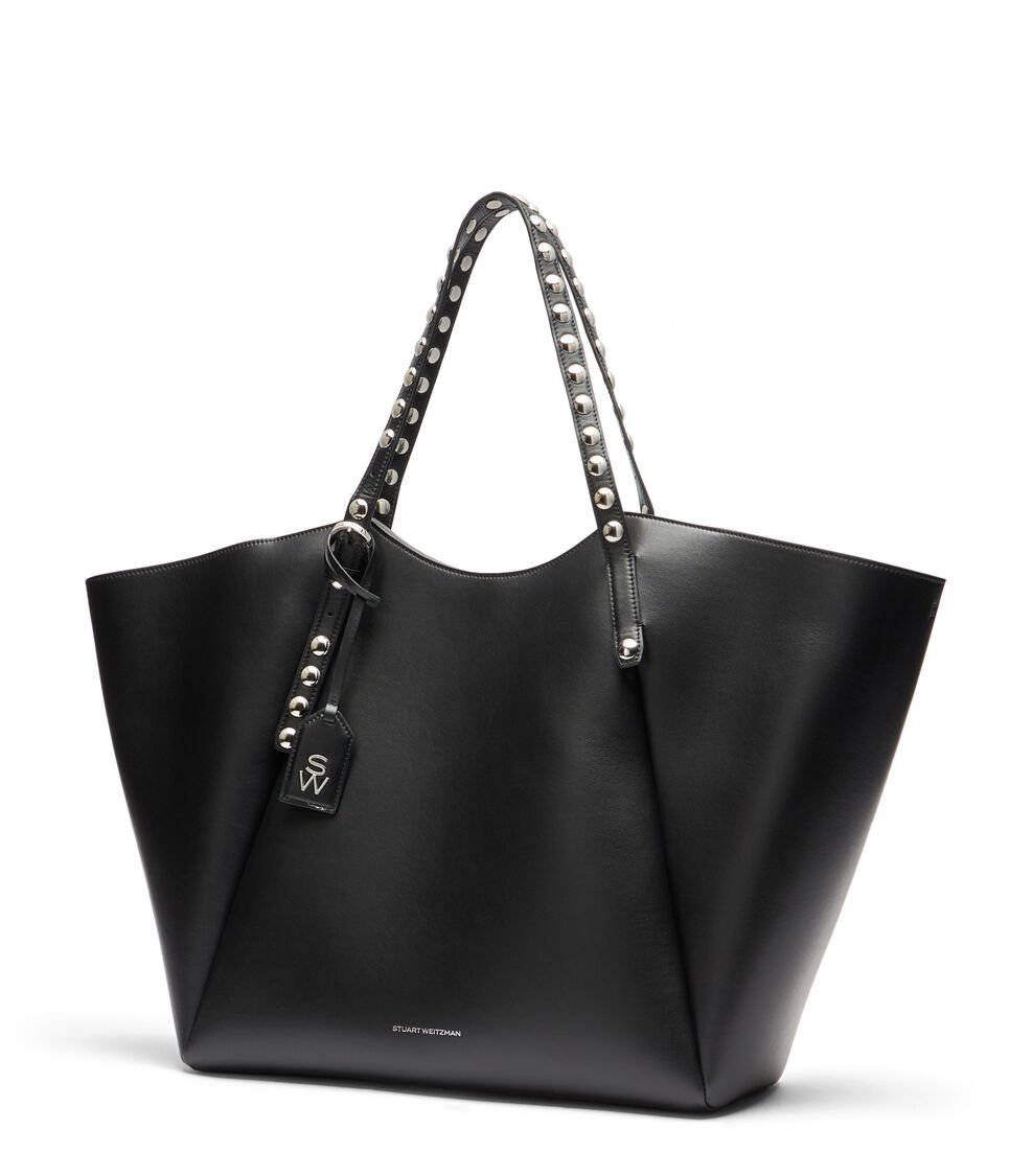 Stuart Weitzman GOGO STUD TOTE En BLACK De Mujer | Stuart Weitzman®