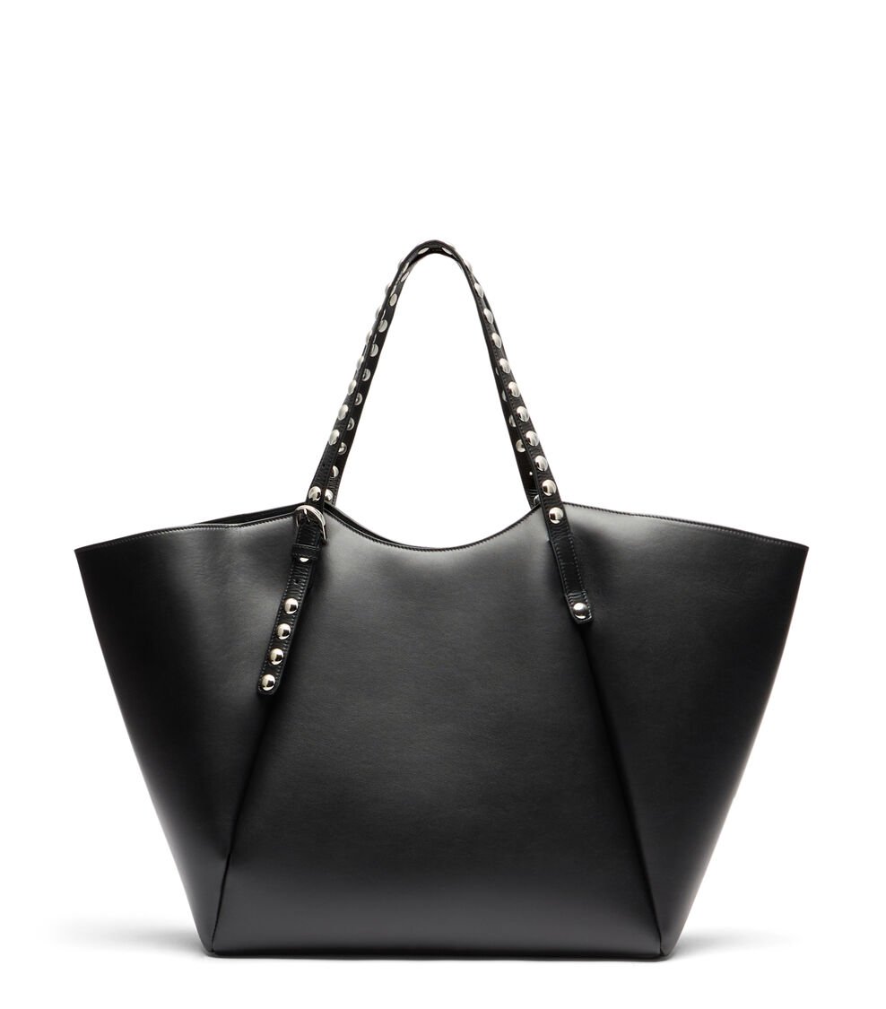 Stuart Weitzman GOGO STUD TOTE En BLACK De Mujer | Stuart Weitzman®