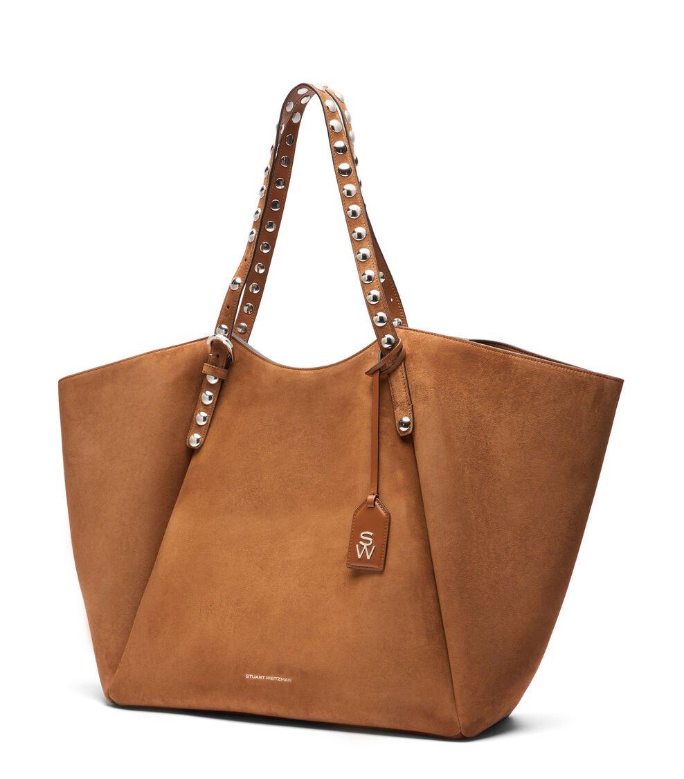Stuart Weitzman GOGO STUD TOTE En FOX De Mujer | Stuart Weitzman®