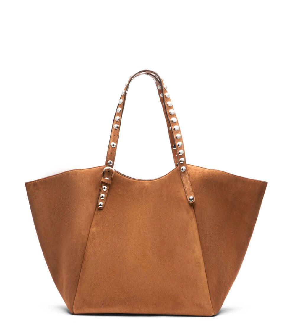 Stuart Weitzman GOGO STUD TOTE En FOX De Mujer | Stuart Weitzman®