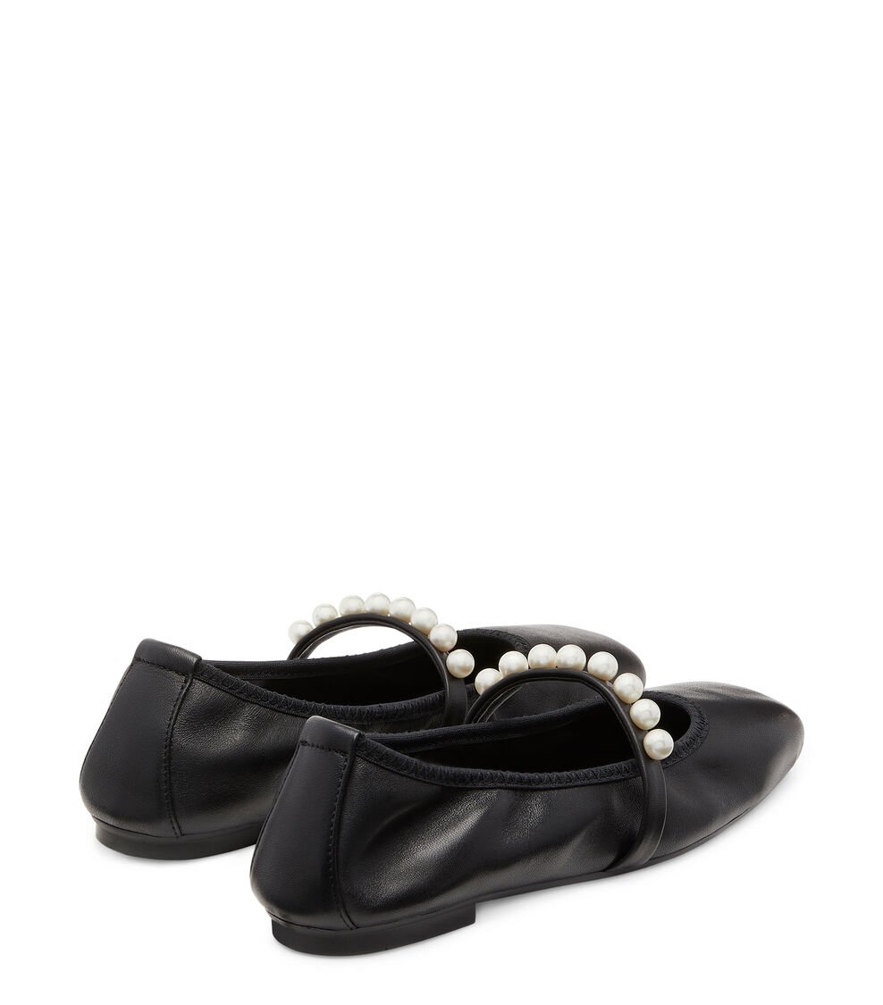 Stuart Weitzman GOLDIE BALLET FLAT En NEGRO De Mujer | Stuart Weitzman®