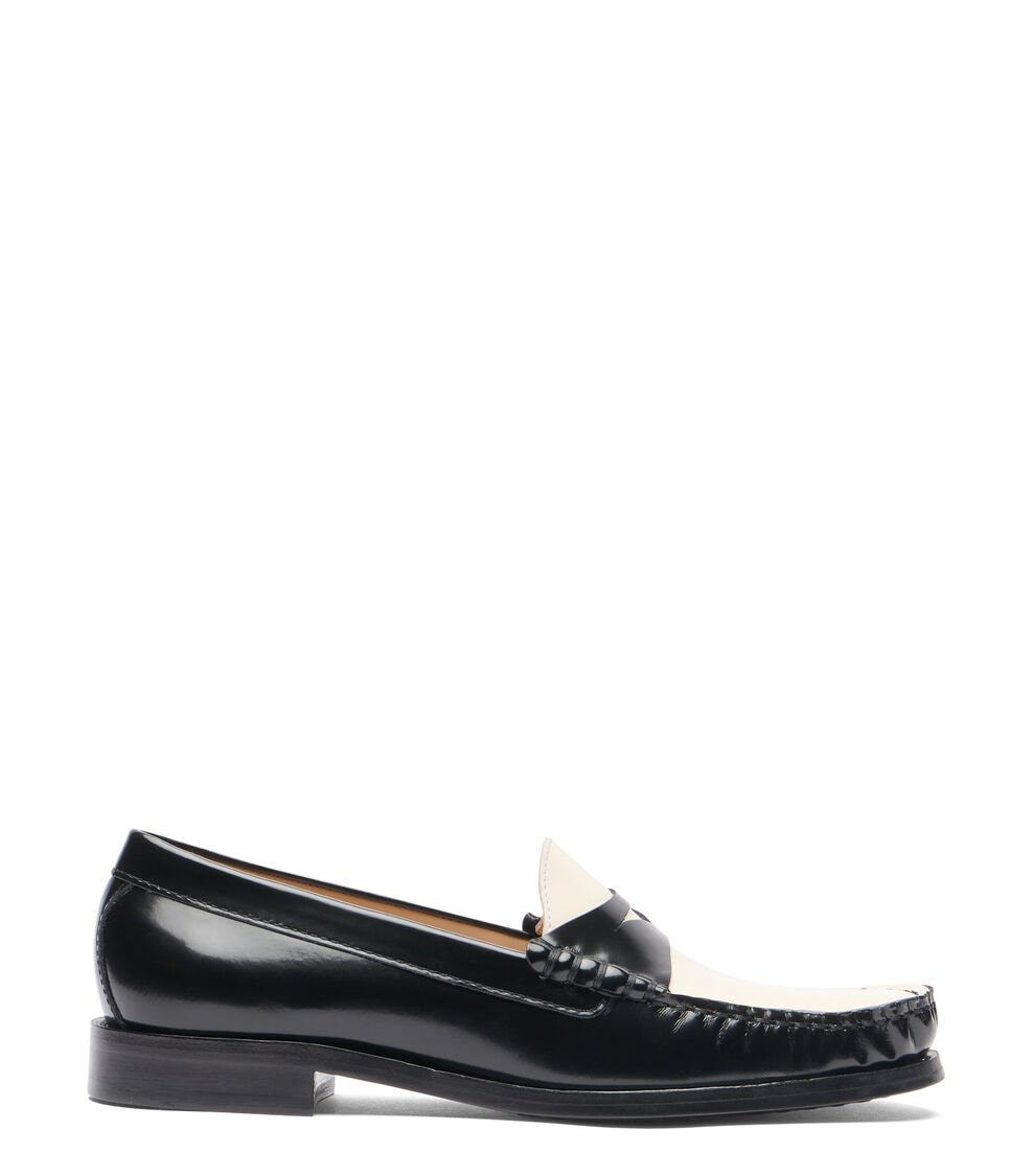 Stuart Weitzman LOTTIE LOAFER en NEGRO/CREMA de Mujer | Stuart Weitzman®