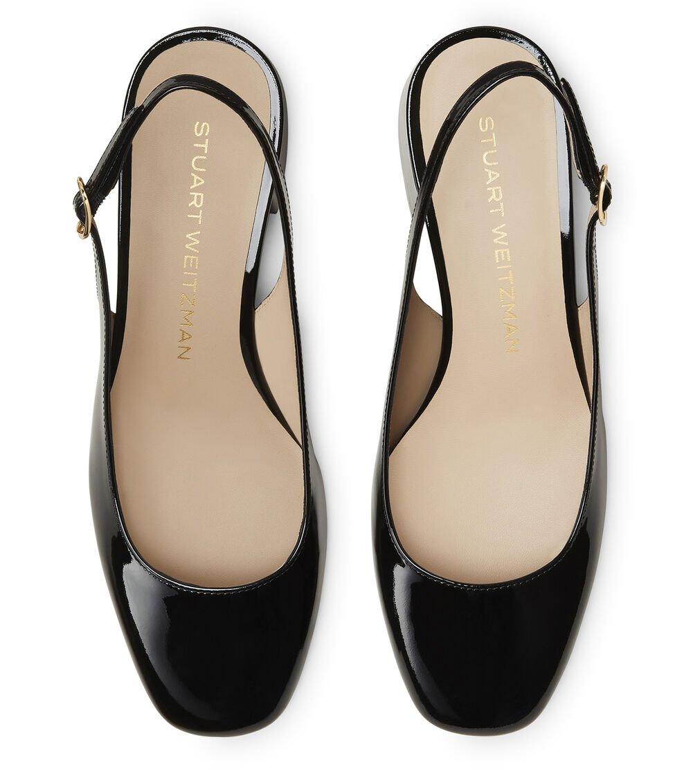 Stuart Weitzman MAEVE SLINGBACK 35 En BLACK De Mujer | Stuart Weitzman®