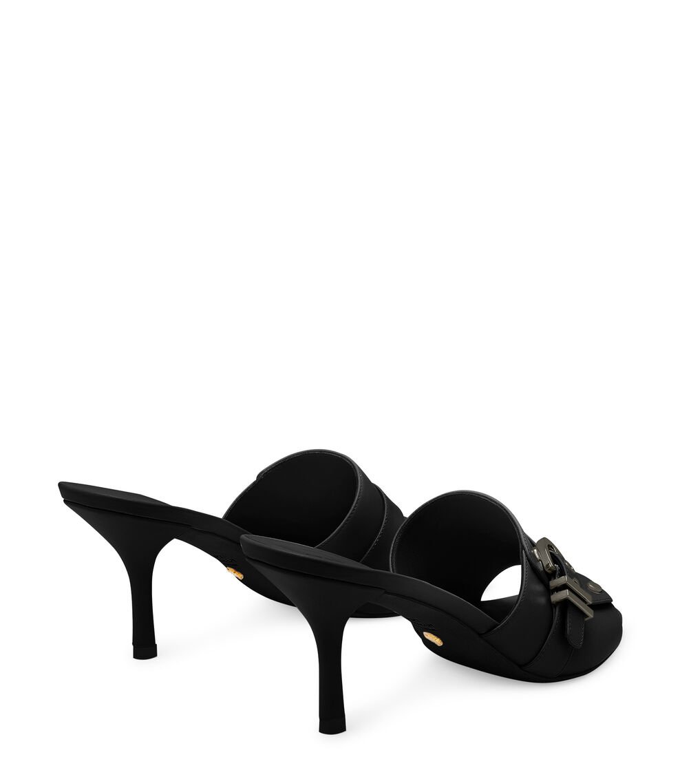 Stuart Weitzman MAVERICK 75 SLIDE En NEGRO De Mujer | Stuart Weitzman®