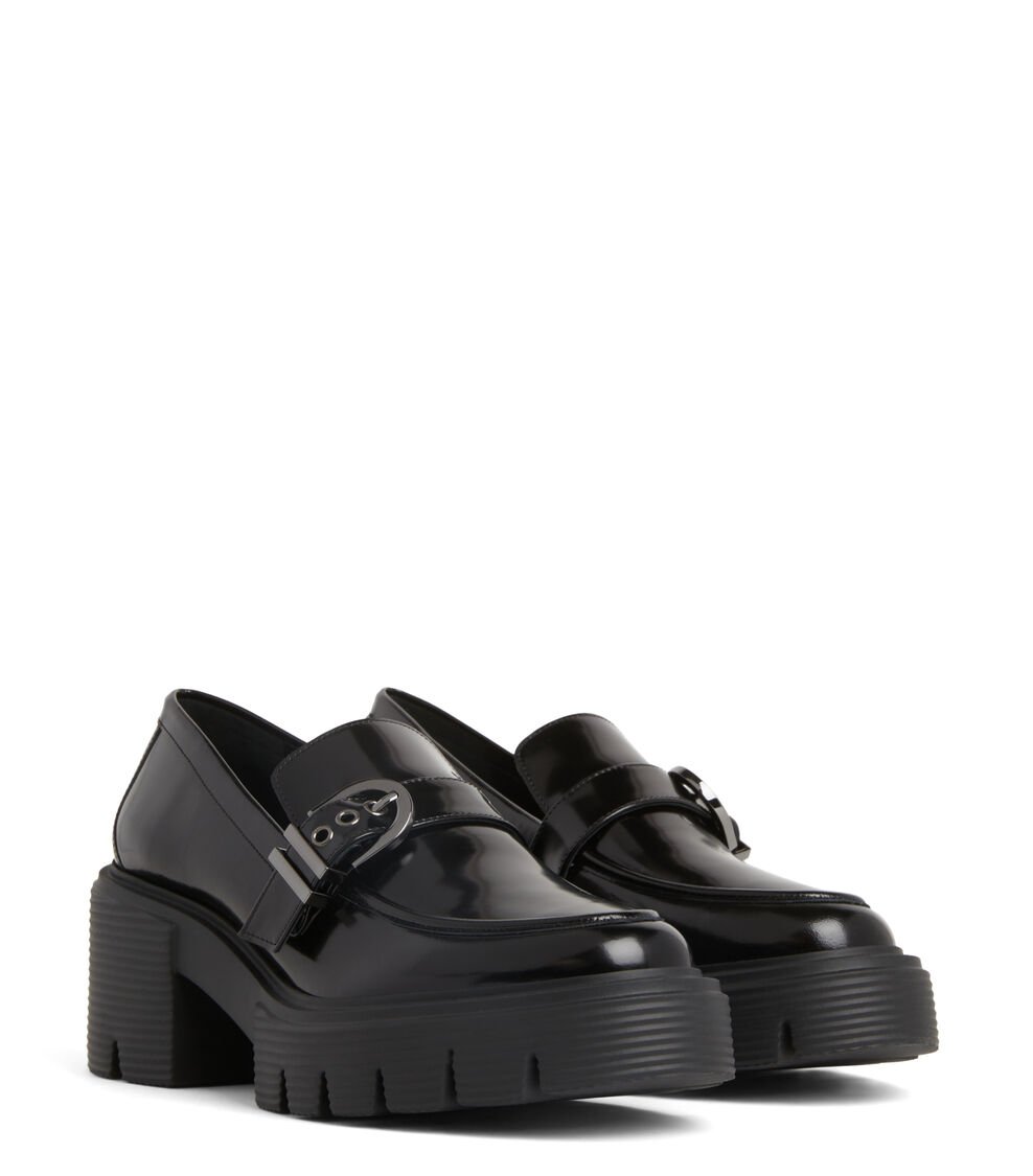 Stuart Weitzman MAVERICK SOHO LOAFER En NEGRO De Mujer | Stuart Weitzman®