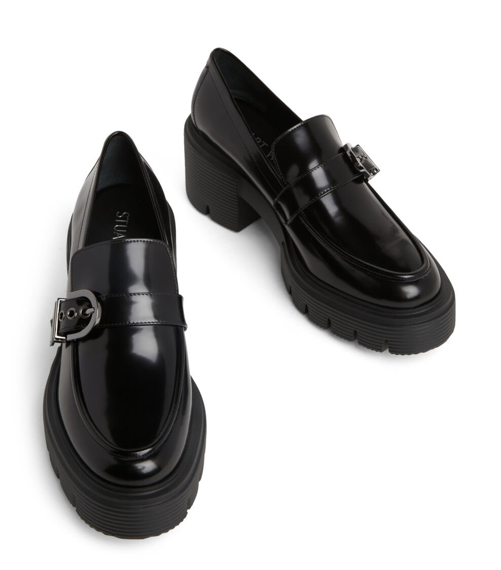 Stuart Weitzman MAVERICK SOHO LOAFER En NEGRO De Mujer | Stuart Weitzman®