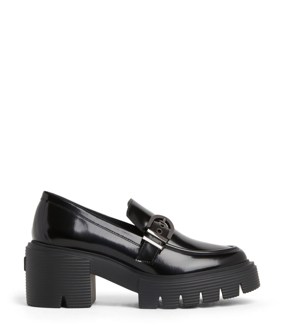 Stuart Weitzman MAVERICK SOHO LOAFER en NEGRO de Mujer | Stuart Weitzman®