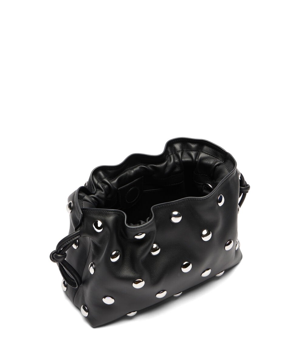 Stuart Weitzman MIA MINI STUD BAG En BLACK De Mujer | Stuart Weitzman®