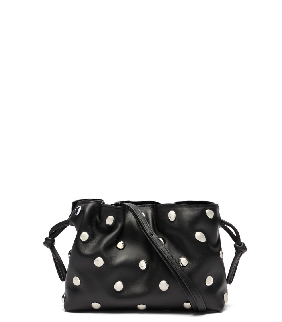 Stuart Weitzman MIA MINI STUD BAG En BLACK De Mujer | Stuart Weitzman®