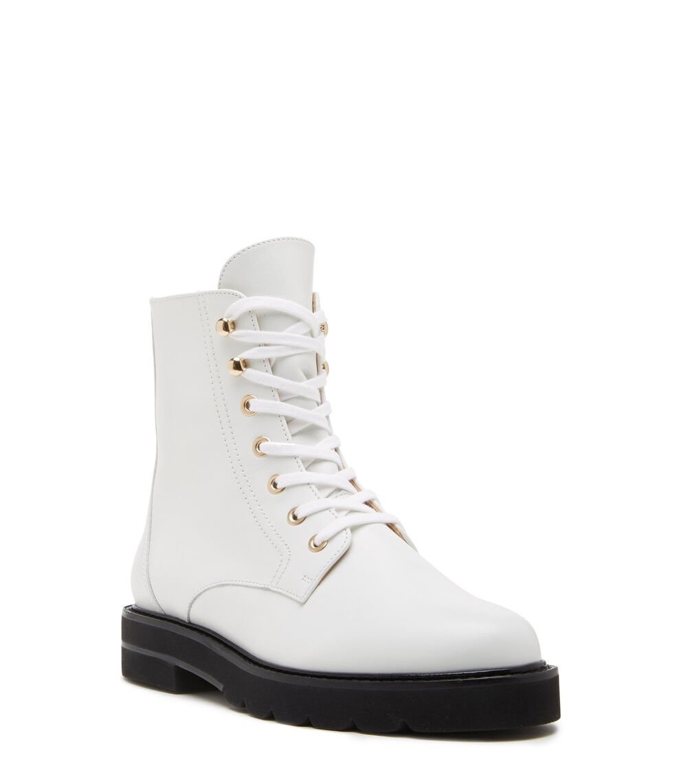 Stuart Weitzman MILA LIFT BOOTIE En BLANCO De Mujer | Stuart Weitzman®