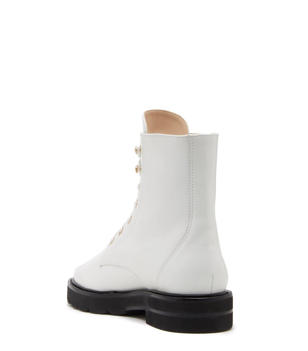 Stuart Weitzman MILA LIFT BOOTIE En BLANCO De Mujer | Stuart Weitzman®