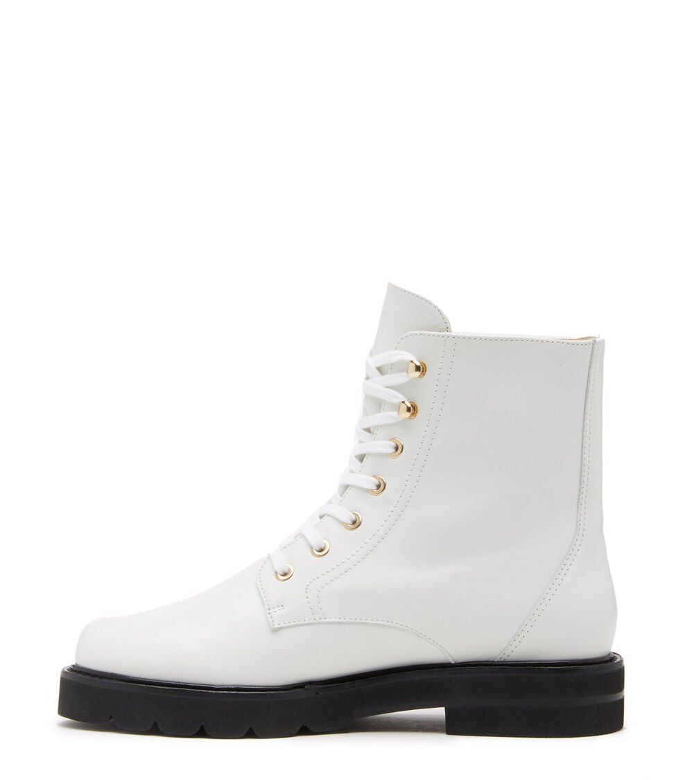 Stuart Weitzman MILA LIFT BOOTIE En BLANCO De Mujer | Stuart Weitzman®