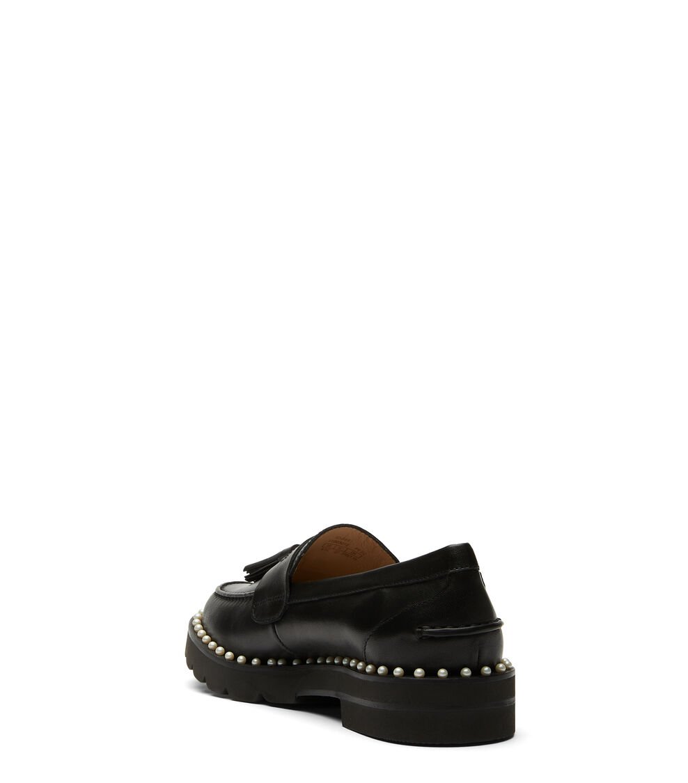 Stuart Weitzman MILA LIFT PEARL LOAFER En NEGRO De Mujer | Stuart Weitzman®
