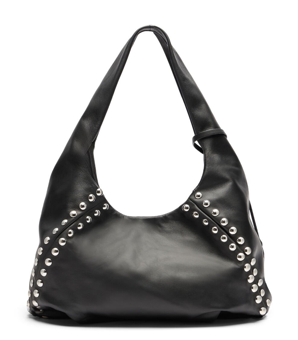 Stuart Weitzman MODA STUD HOBO BAG En BLACK De Mujer | Stuart Weitzman®