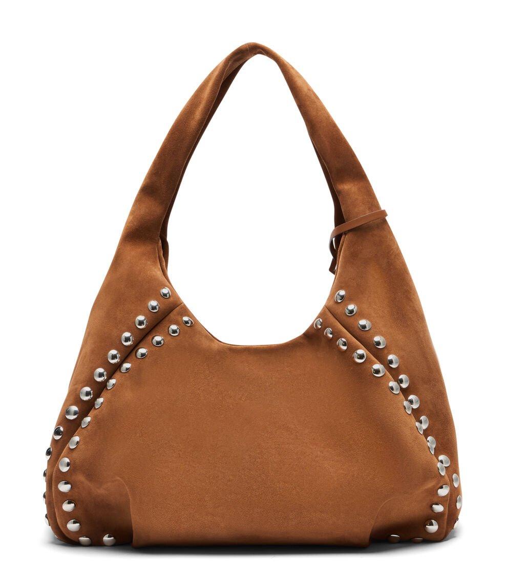 Stuart Weitzman MODA STUD HOBO BAG En FOX De Mujer | Stuart Weitzman®