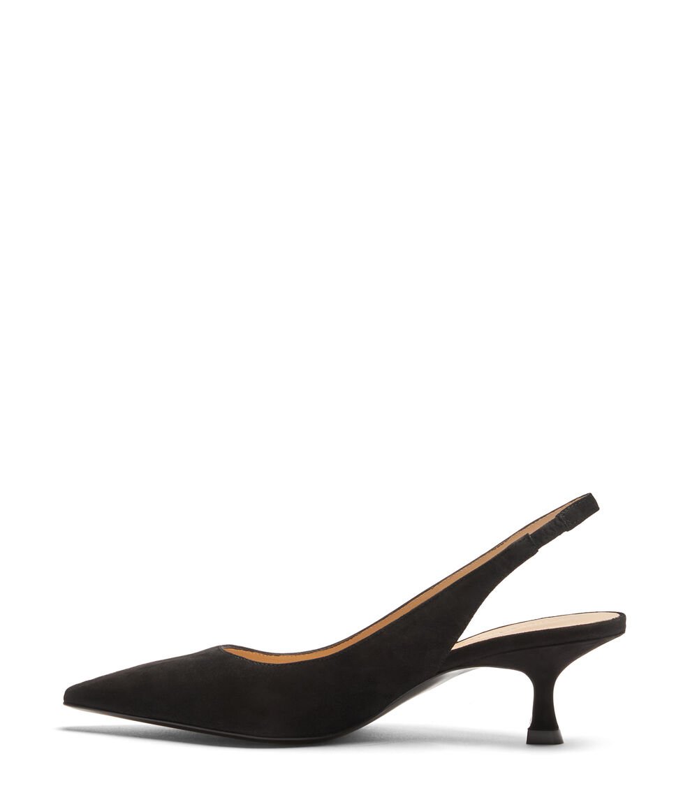 Stuart Weitzman NAOMI 50 SLINGBACK En NEGRO De Mujer | Stuart Weitzman®