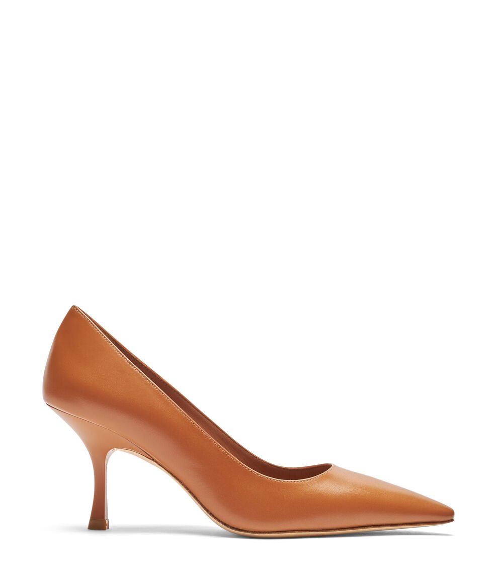 Stuart Weitzman NAOMI 75 PUMP en AVELLANA de Mujer | Stuart Weitzman®