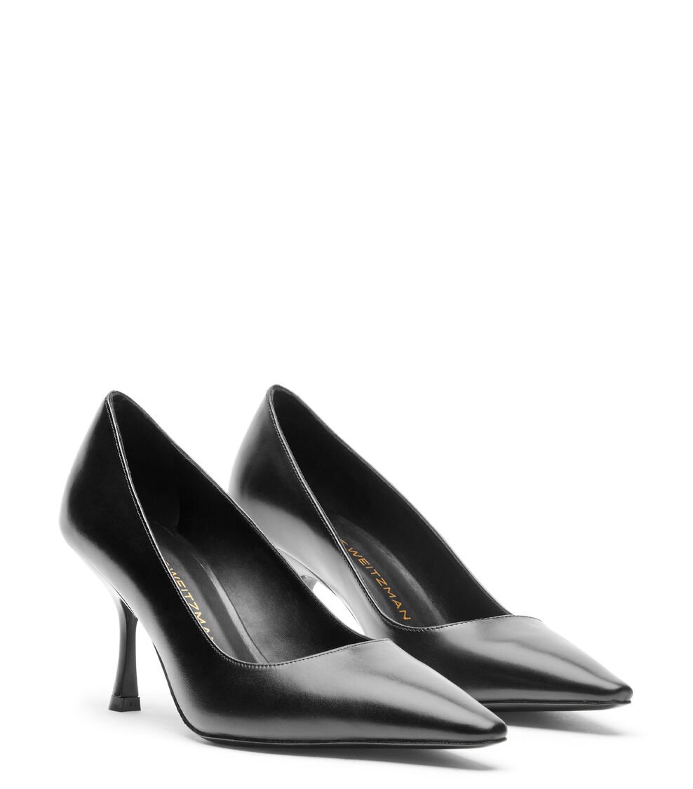 Stuart Weitzman NAOMI 75 PUMP En NEGRO De Mujer | Stuart Weitzman®