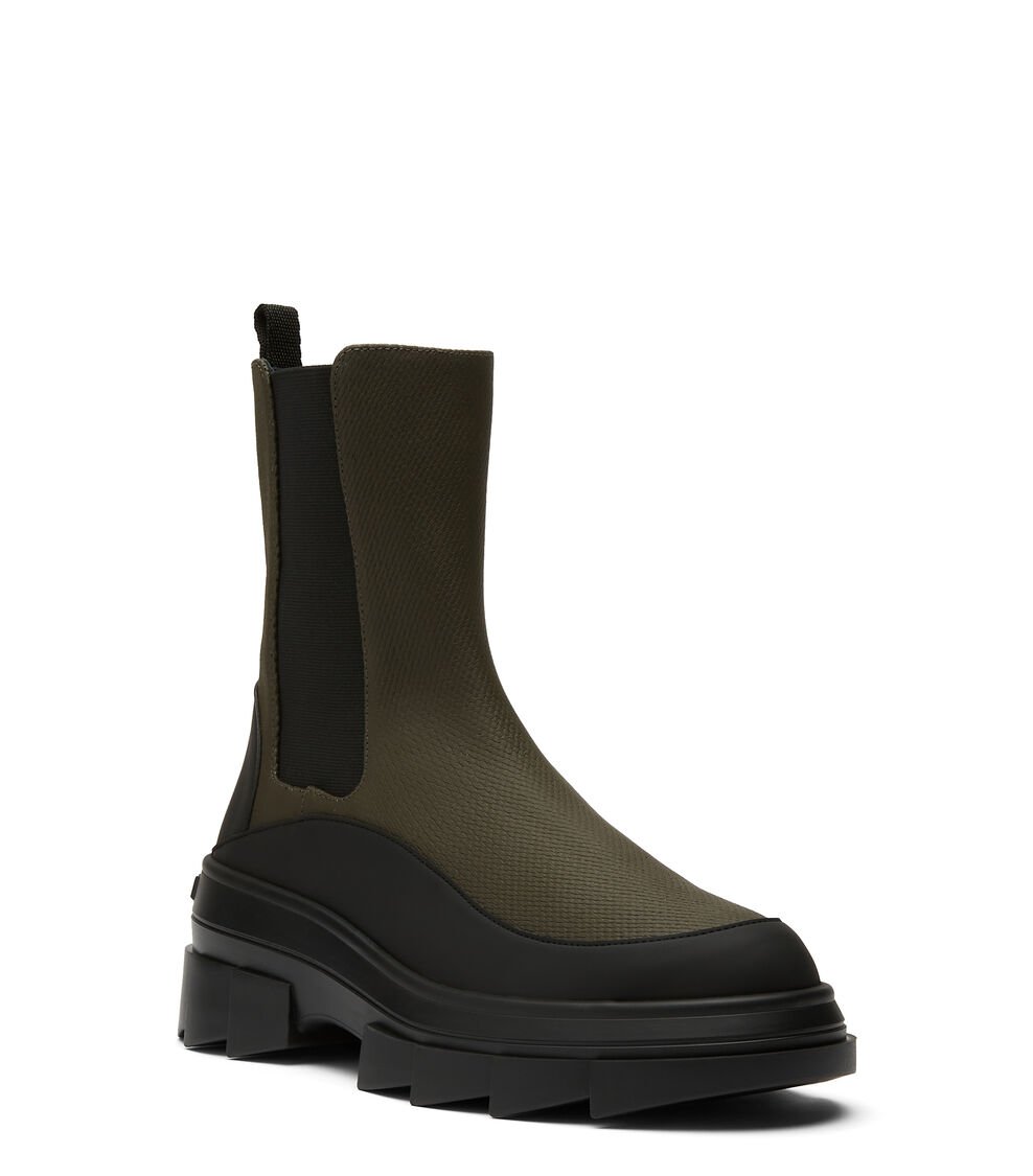 Stuart Weitzman NOHO CHELSEA BOOTIE En MILITAR De Mujer | Stuart Weitzman®