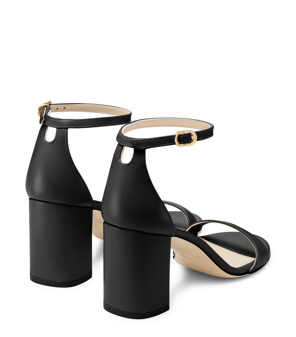 Stuart Weitzman NUDIST BLOCK 75 En BLACK De Mujer | Stuart Weitzman®