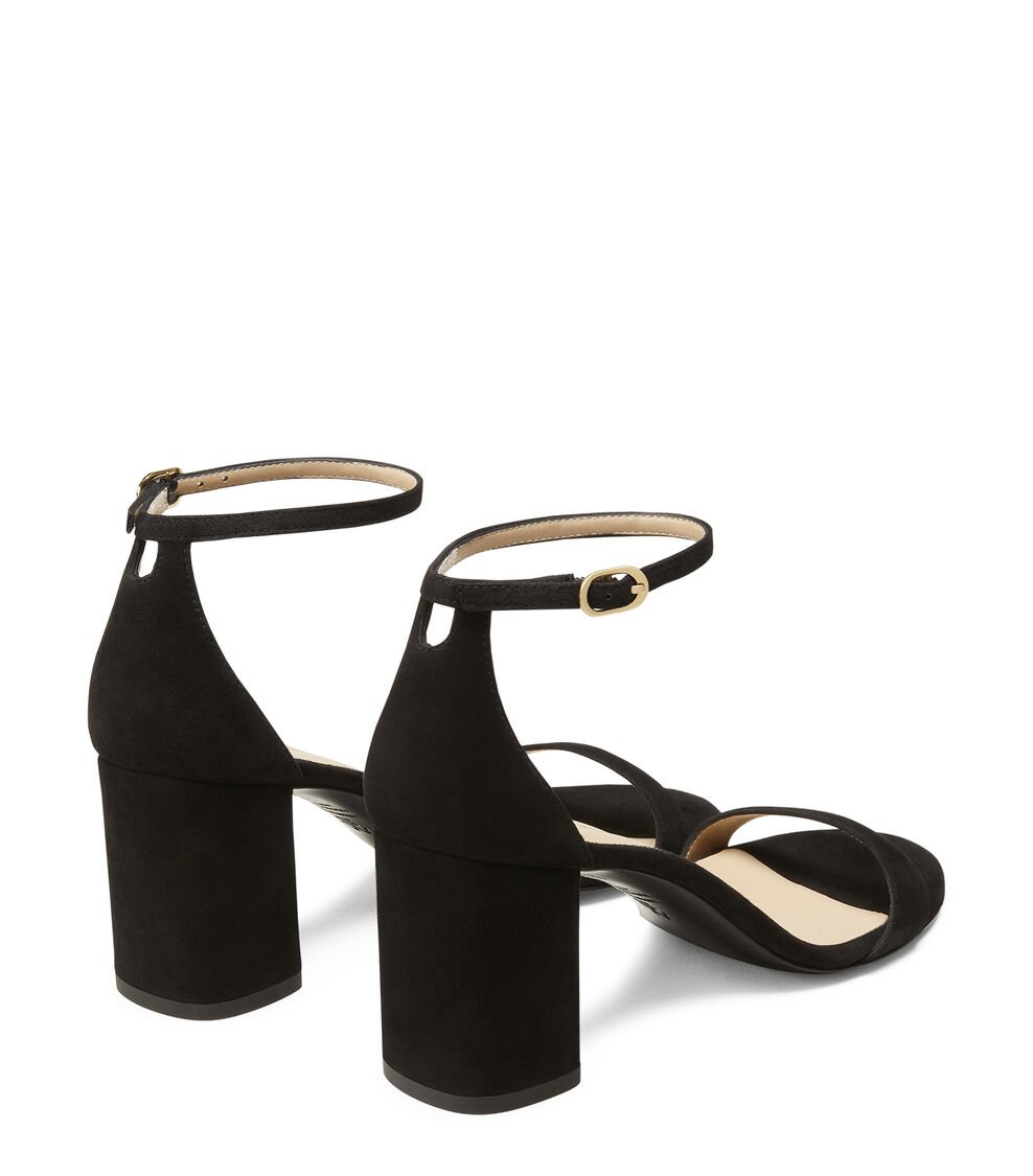 Stuart Weitzman NUDIST BLOCK 75 En BLACK De Mujer | Stuart Weitzman®
