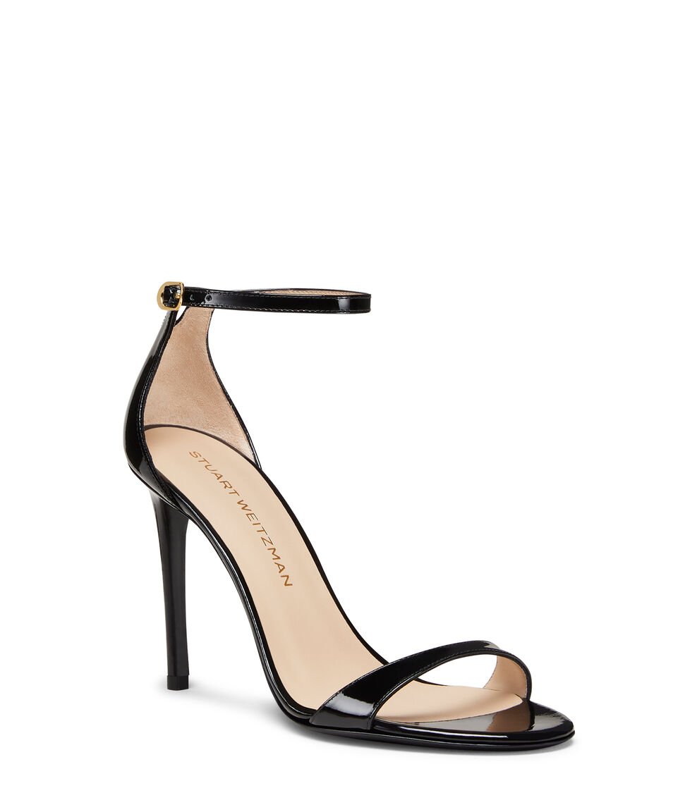 Stuart Weitzman NUDIST II 100 SANDAL En NEGRO De Mujer | Stuart Weitzman®