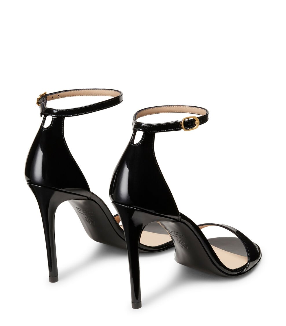 Stuart Weitzman NUDIST II 100 SANDAL En NEGRO De Mujer | Stuart Weitzman®