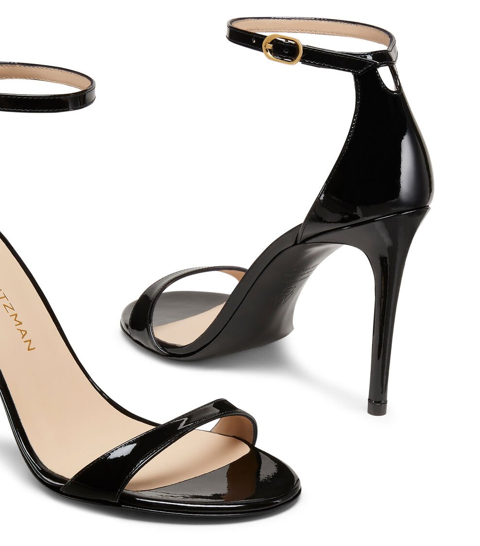 Stuart Weitzman NUDIST II 100 SANDAL En NEGRO De Mujer | Stuart Weitzman®