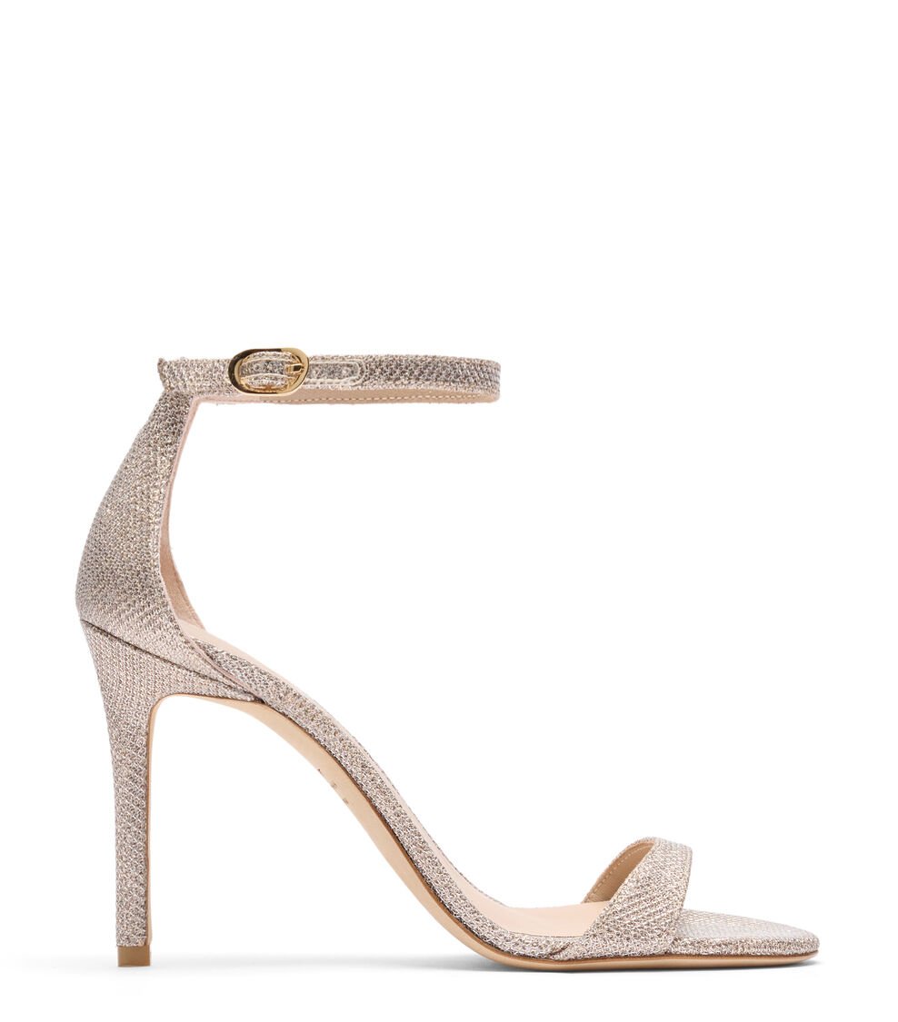 Stuart Weitzman NUDIST II 100 SANDAL en POLVO de Mujer | Stuart Weitzman®