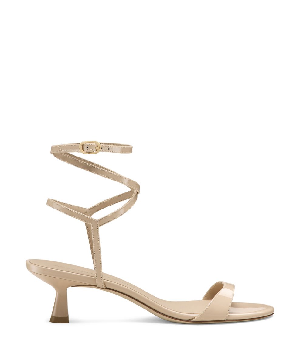 Stuart Weitzman NUDIST WRAP 50 en BARELY BEIGE de Mujer | Stuart Weitzman®