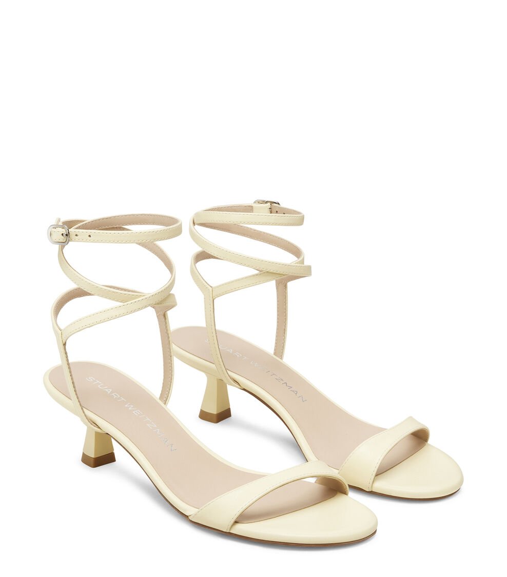 Stuart Weitzman NUDIST WRAP 50 En LEMON CHIFFON De Mujer | Stuart Weitzman®