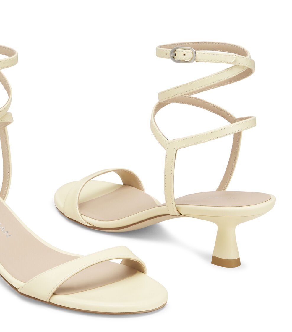 Stuart Weitzman NUDIST WRAP 50 En LEMON CHIFFON De Mujer | Stuart Weitzman®