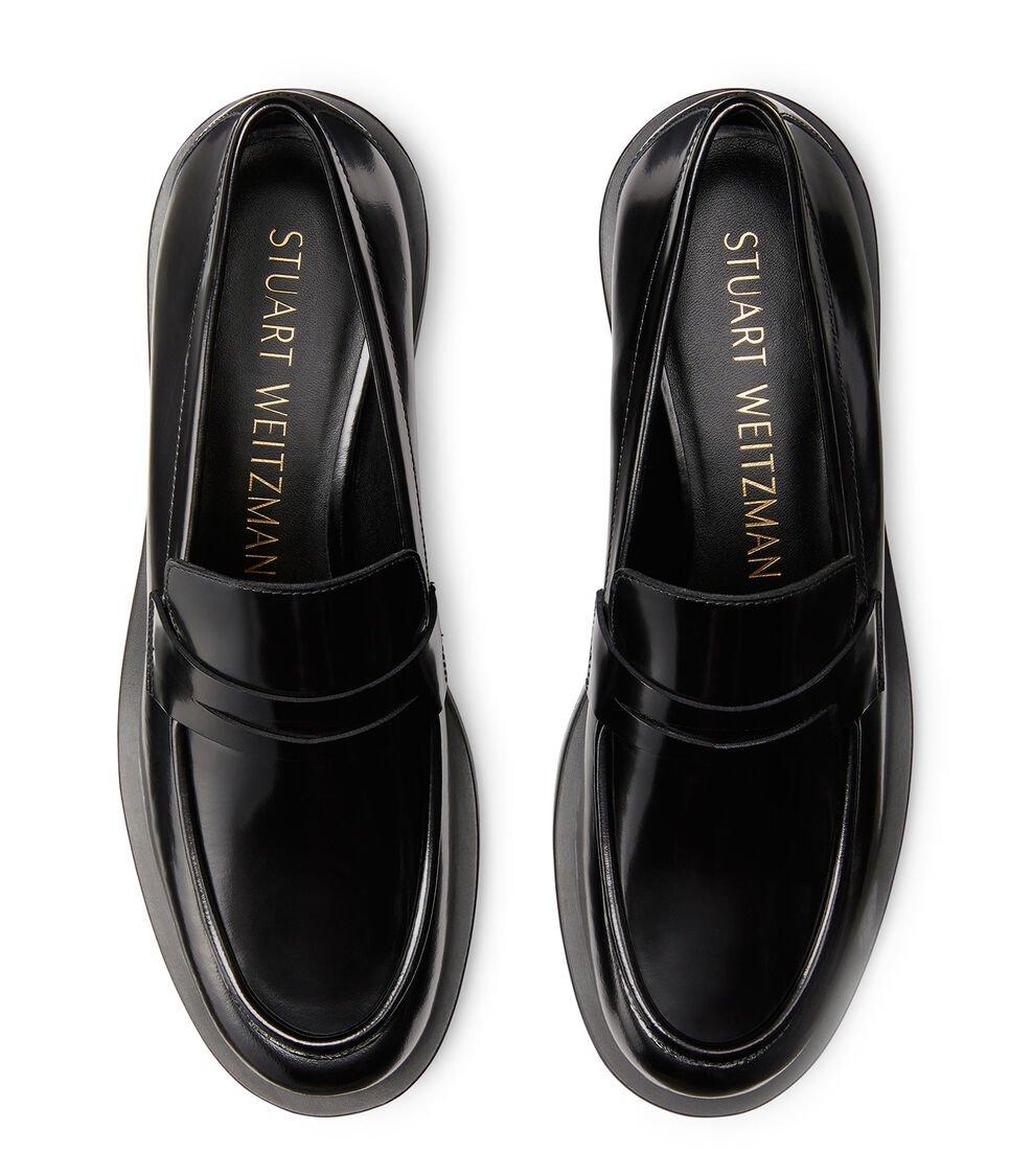 Stuart Weitzman PALMER BOLD LOAFER En NEGRO De Mujer | Stuart Weitzman®