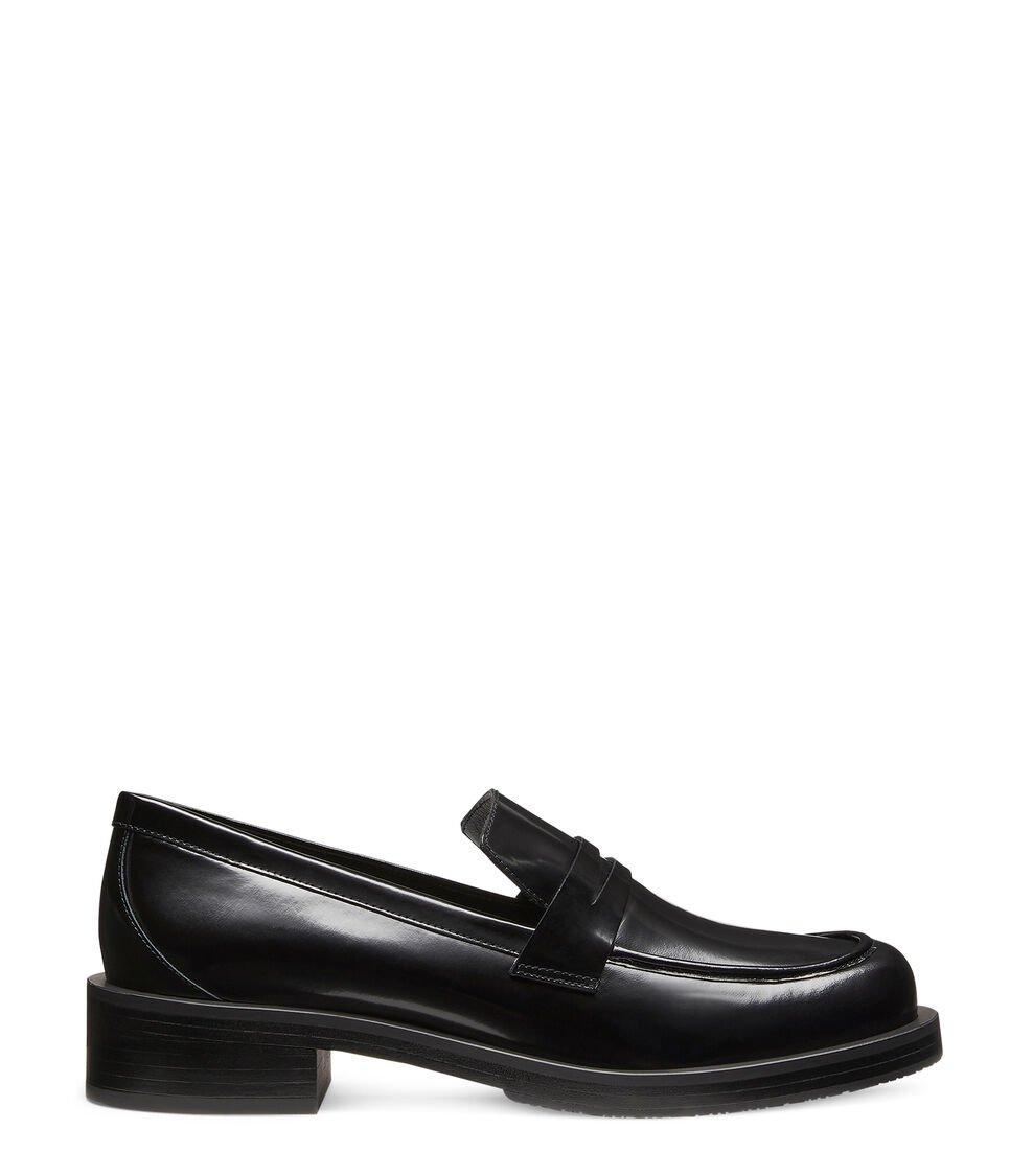Stuart Weitzman PALMER BOLD LOAFER en NEGRO de Mujer | Stuart Weitzman®