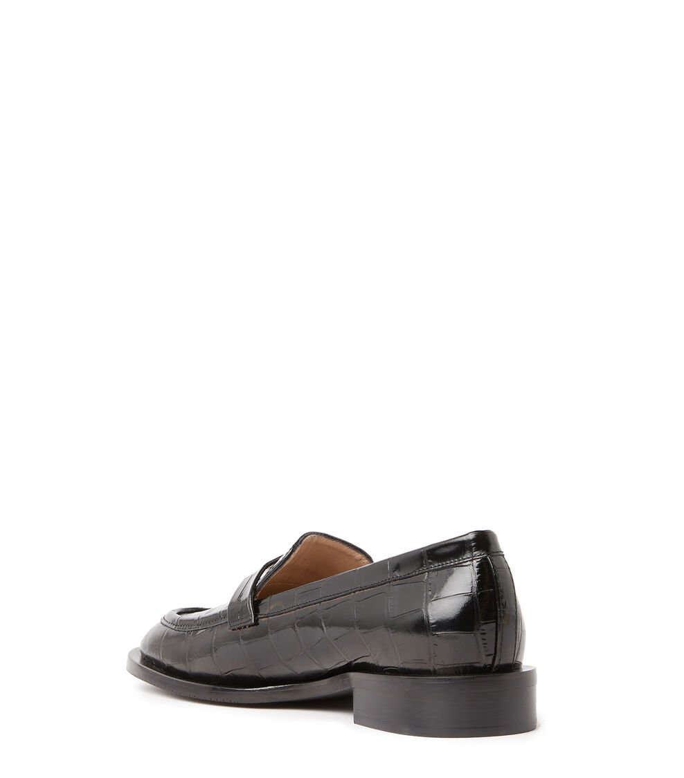 Stuart Weitzman PALMER SLEEK LOAFER En NEGRO De Mujer | Stuart Weitzman®