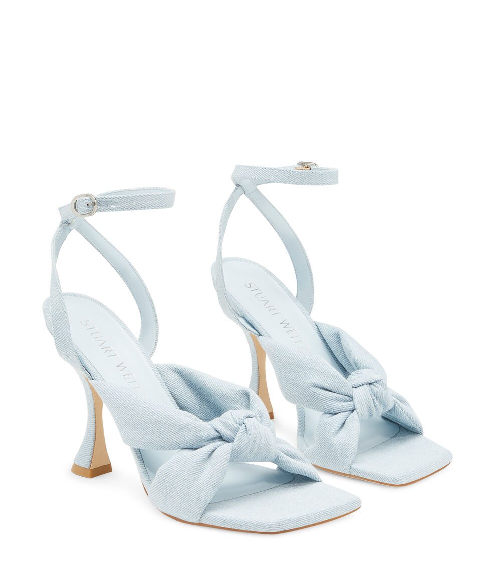 Stuart Weitzman PLAYA ANKLE STRAP 100 SANDAL En LIGHT De Mujer | Stuart Weitzman®