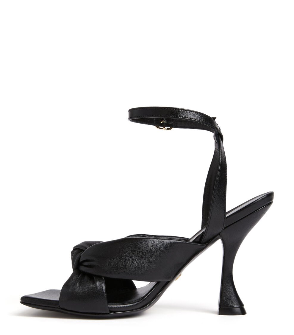 Stuart Weitzman PLAYA ANKLE STRAP 100 SANDAL En NEGRO De Mujer | Stuart Weitzman®