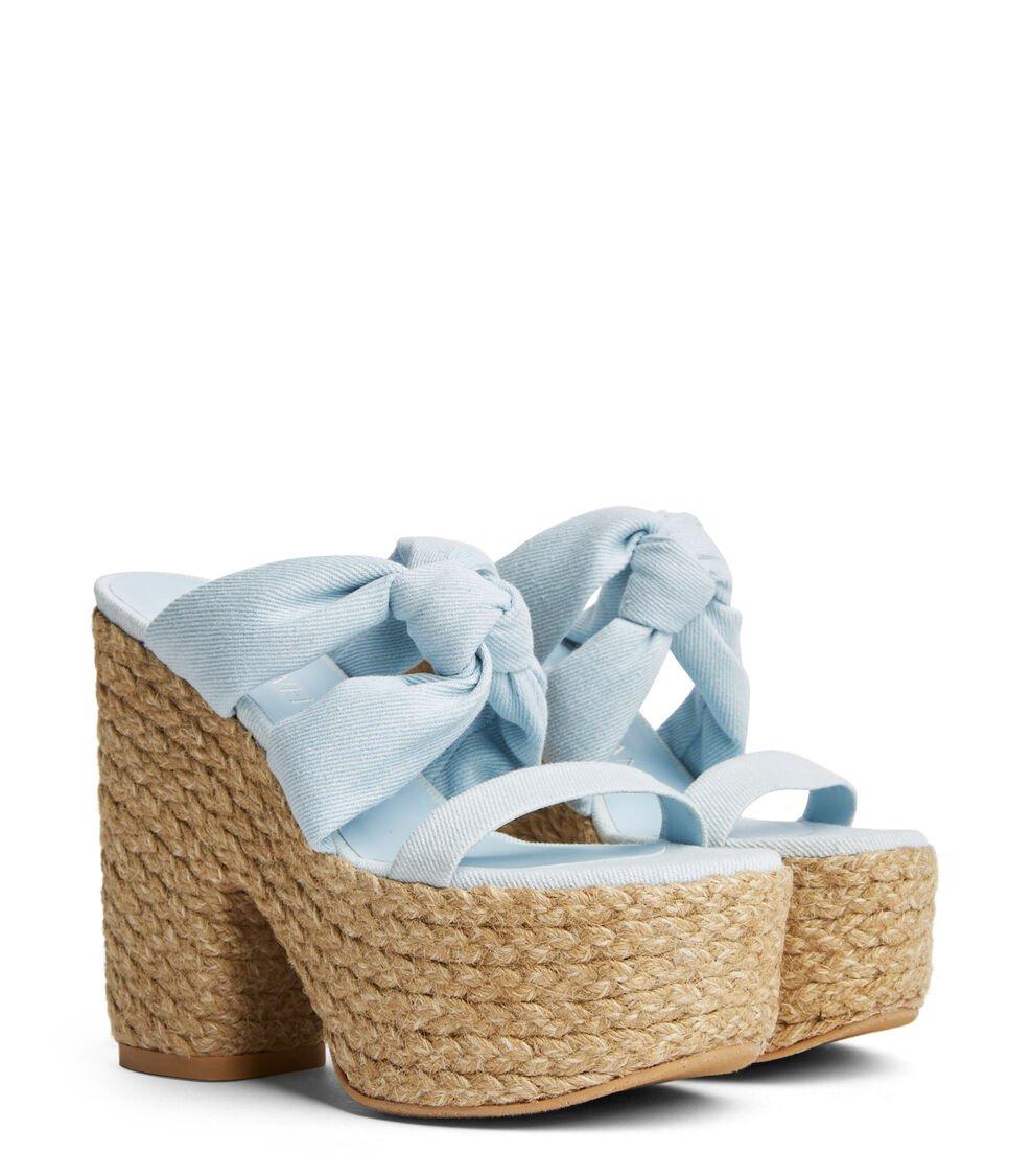 Stuart Weitzman PLAYA SOHIGH 145 KNOT PLATFORM SLIDE En LIGHT De Mujer | Stuart Weitzman®