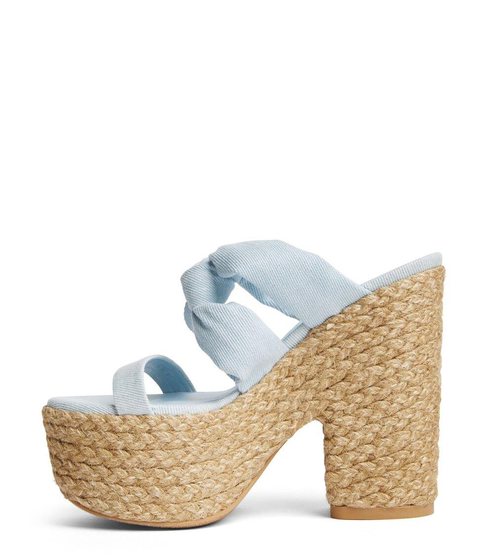 Stuart Weitzman PLAYA SOHIGH 145 KNOT PLATFORM SLIDE En LIGHT De Mujer | Stuart Weitzman®