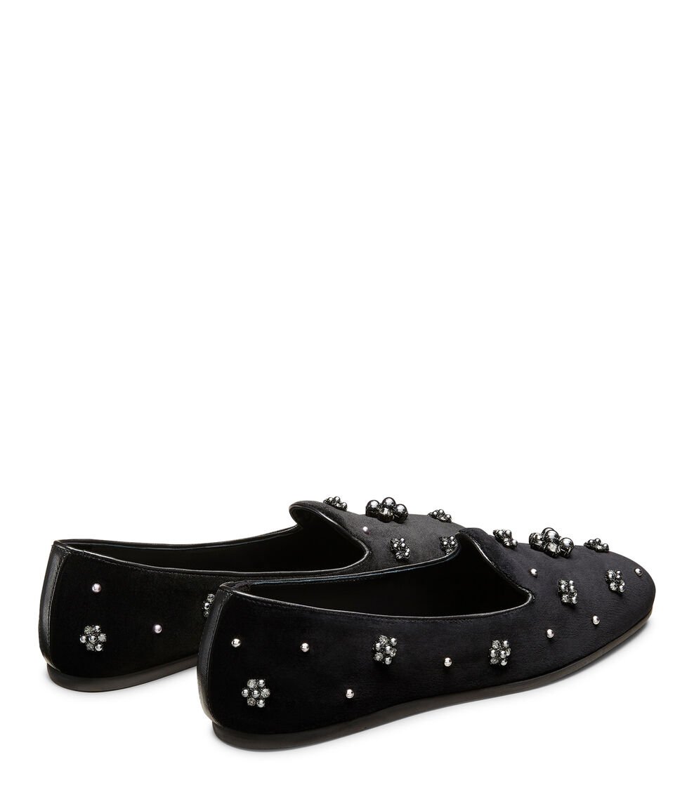 Stuart Weitzman POPPY LOAFER En NEGRO/GRAFITO/NEGRO De Mujer | Stuart Weitzman®
