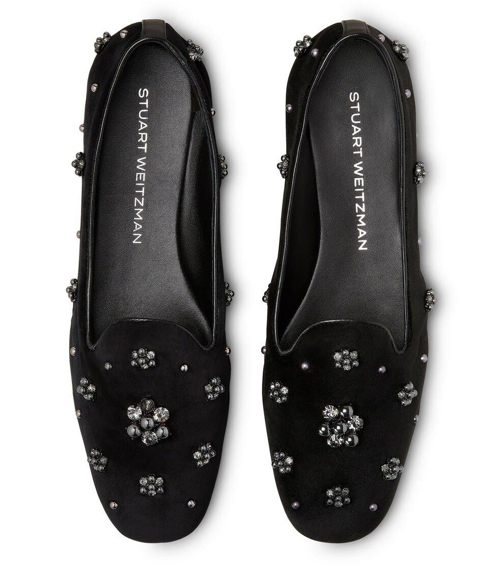 Stuart Weitzman POPPY LOAFER En NEGRO/GRAFITO/NEGRO De Mujer | Stuart Weitzman®