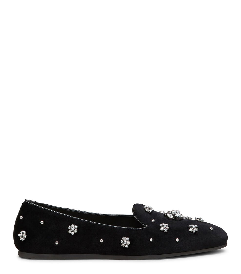 Stuart Weitzman POPPY LOAFER en NEGRO/GRAFITO/NEGRO de Mujer | Stuart Weitzman®